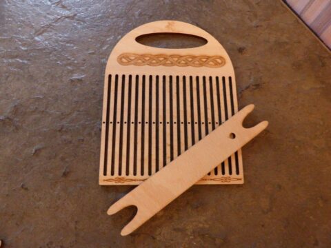 Laser Cut Band Weaving Loom 4mm Beech Plywood DXF File